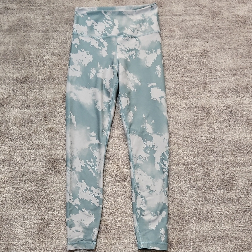 Balance Collection Teal and White Leggings